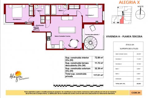 Wohnung zum Verkauf in Torrevieja, Alicante, Spanien 2 Schlafzimmer, 117.01 m2 Nr. 15813 - Foto 10