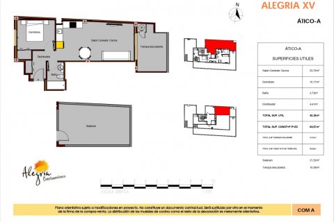 Wohnung zum Verkauf in Torrevieja, Alicante, Spanien 1 Schlafzimmer, 92.28 m2 Nr. 15811 - Foto 12