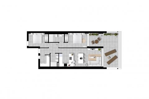 Wohnung zum Verkauf in Villajoyosa, Alicante, Spanien 2 Schlafzimmer, 75 m2 Nr. 37837 - Foto 10