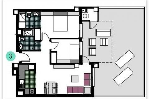 Wohnung zum Verkauf in Pilar de la Horadada, Alicante, Spanien 2 Schlafzimmer, 81 m2 Nr. 45826 - Foto 10