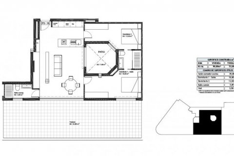 Penthäuser zum Verkauf in Rojales, Alicante, Spanien 2 Schlafzimmer, 142 m2 Nr. 43088 - Foto 9