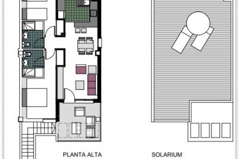 Townhouse zum Verkauf in Pilar de la Horadada, Alicante, Spanien 2 Schlafzimmer, 70 m2 Nr. 45811 - Foto 10