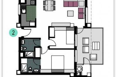 Wohnung zum Verkauf in Pilar de la Horadada, Alicante, Spanien 2 Schlafzimmer, 81 m2 Nr. 45821 - Foto 10