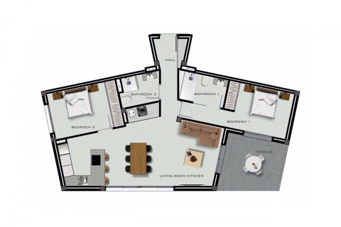Wohnung zum Verkauf in Villamartin, Alicante, Spanien 2 Schlafzimmer, 72 m2 Nr. 37930 - Foto 10