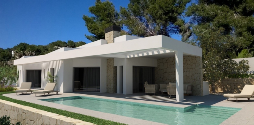 Villa in Moraira, Alicante, Spanien 4 Schlafzimmer, 245 m2 Nr. 44226