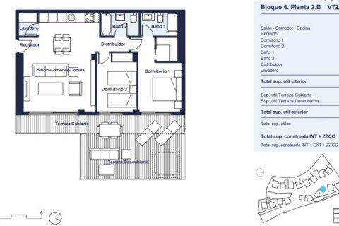 Wohnung zum Verkauf in Altea, Alicante, Spanien 2 Schlafzimmer, 124 m2 Nr. 42901 - Foto 6