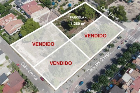 Land zum Verkauf in San Juan, Alicante, Spanien 1280 m2 Nr. 50696 - Foto 6