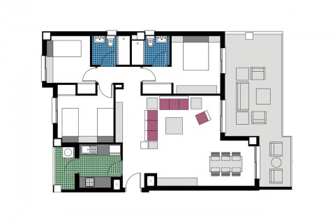 Wohnung zum Verkauf in Mil Palmeras, Alicante, Spanien 3 Schlafzimmer, 87 m2 Nr. 50632 - Foto 17
