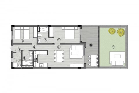Wohnung zum Verkauf in Gran Alacant, Alicante, Spanien 2 Schlafzimmer, 71 m2 Nr. 37814 - Foto 30