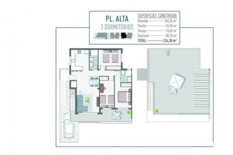 Wohnung zum Verkauf in Pilar de la Horadada, Alicante, Spanien 2 Schlafzimmer, 84 m2 Nr. 56309 - Foto 7