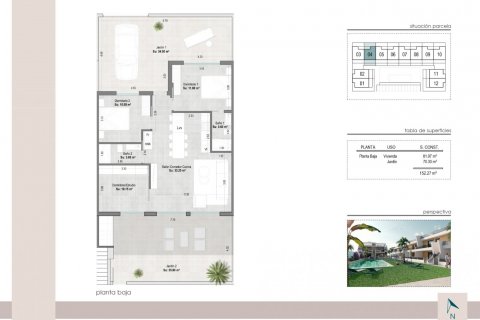 Wohnung zum Verkauf in San Pedro del Pinatar, Murcia, Spanien 3 Schlafzimmer, 81 m2 Nr. 56246 - Foto 12