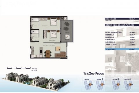 Wohnung zum Verkauf in Villamartin, Alicante, Spanien 2 Schlafzimmer, 72 m2 Nr. 56208 - Foto 12