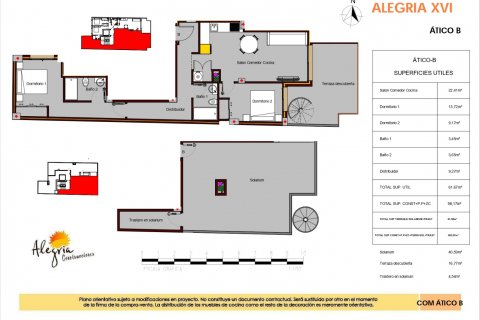 Apartamento en venta en Torrevieja, Alicante, España 2 dormitorios, 160.07 m2 No. 15807 - foto 13
