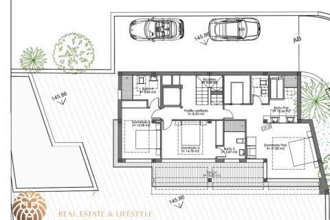 Villa en venta en Calpe, Alicante, España 4 dormitorios, 410.18 m2 No. 11742 - foto 14