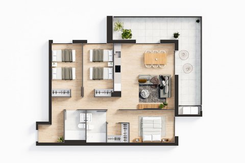 Apartamento en venta en Jávea, Alicante, España 3 dormitorios, 92 m2 No. 37842 - foto 15