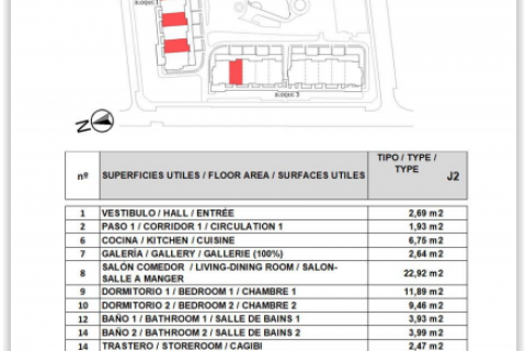 Apartamento en venta en Villamartin, Alicante, España 2 dormitorios, 101 m2 No. 44695 - foto 10