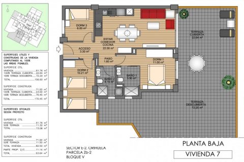 Apartamento en venta en Villamartin, Alicante, España 3 dormitorios, 171 m2 No. 43448 - foto 9