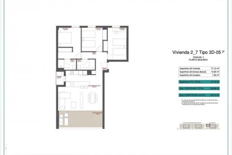 Apartamento en venta en Jávea, Alicante, España 3 dormitorios, 134 m2 No. 42512 - foto 8