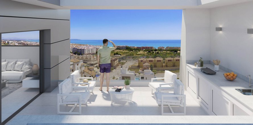 Apartamento en Mirador Del Mediterraneo, Guardamar del Segura, Alicante, España 3 dormitorios, 91.39 m2 No. 52035