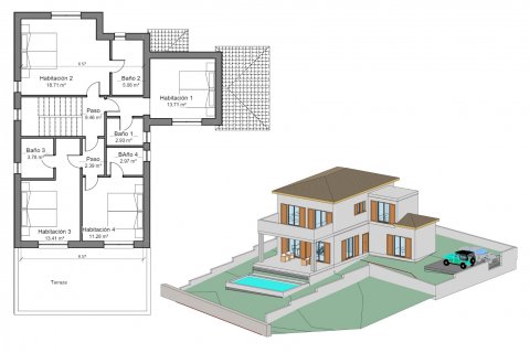 Parcela en venta en Calvià, Mallorca, España 687 m2 No. 51631 - foto 2