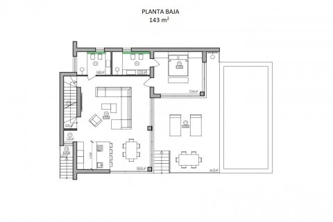 Villa en venta en La Zenia, Alicante, España 4 dormitorios, 333 m2 No. 56306 - foto 12