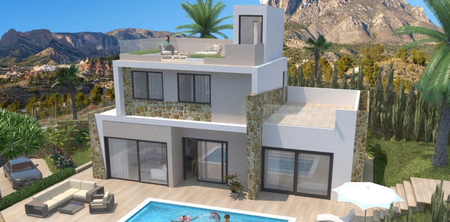 Villa en Benidorm, Alicante, España 3 dormitorios, 146 m2 No. 59056