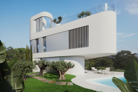 Villa en venta en Benidorm, Alicante, España 4 dormitorios, 330 m2 No. 57990 - foto 2