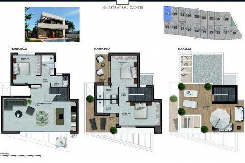 Villa en venta en Finestrat, Alicante, España 3 dormitorios, 140 m2 No. 60688 - foto 3