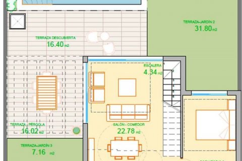 Huvila myytävänä Polop, Alicante, Espanja, 3 makuuhuonetta, 129 m2 No. 42218 - kuva 4