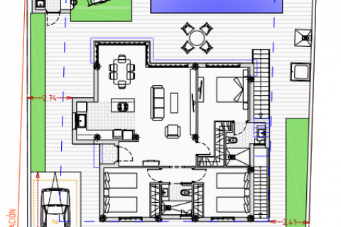 Huvila myytävänä La Nucia, Alicante, Espanja, 3 makuuhuonetta, 200 m2 No. 45341 - kuva 1