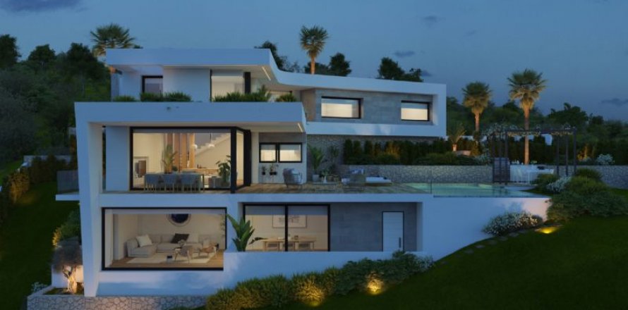 Huvila Cumbre Del Sol, Alicante, Espanja 3 makuuhuonetta, 501 m2 No. 42572