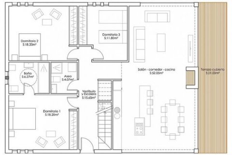 Huvila myytävänä Alfaz del Pi, Alicante, Espanja, 3 makuuhuonetta, 155 m2 No. 41511 - kuva 6