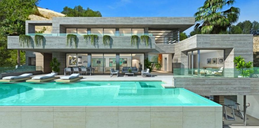 Huvila Cumbre Del Sol, Alicante, Espanja 4 makuuhuonetta, 730 m2 No. 42106