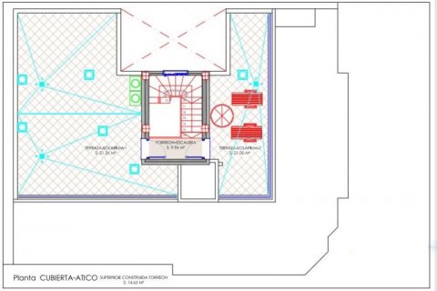 Kattohuoneisto myytävänä Alicante, Espanja, 3 makuuhuonetta, 272 m2 No. 43279 - kuva 4