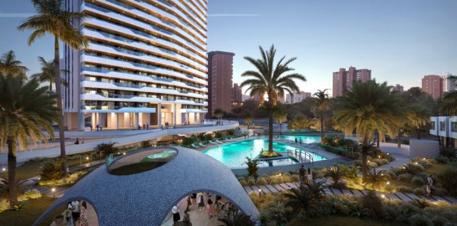 Huoneisto Benidorm, Alicante, Espanja 3 makuuhuonetta, 129 m2 No. 43645