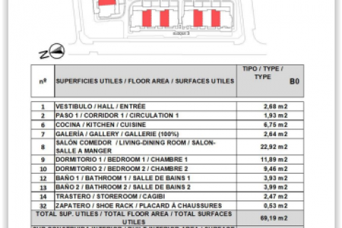 Huoneisto myytävänä Villamartin, Alicante, Espanja, 2 makuuhuonetta, 101 m2 No. 44684 - kuva 10