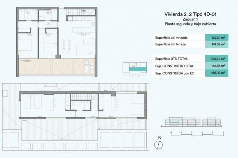 Kattohuoneisto myytävänä Javea, Alicante, Espanja, 4 makuuhuonetta, 255 m2 No. 42534 - kuva 8