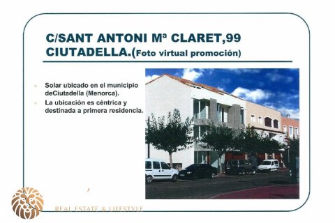 Tontti myytävänä Ciutadella De Menorca, Menorca, Espanja , 240 m2 No. 46900 - kuva 3