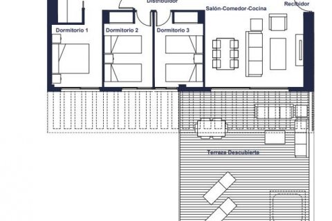 Kattohuoneisto myytävänä Altea, Alicante, Espanja, 3 makuuhuonetta, 101 m2 No. 42884 - kuva 6