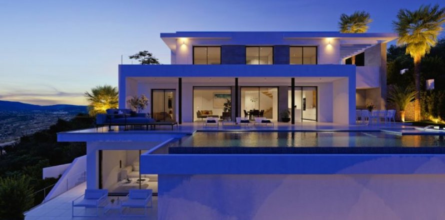 Huvila Cumbre Del Sol, Alicante, Espanja 4 makuuhuonetta, 565 m2 No. 41676