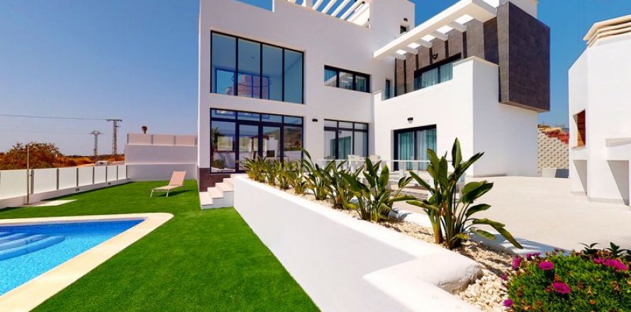 Huvila Finestrat, Alicante, Espanja 3 makuuhuonetta, 210 m2 No. 45016