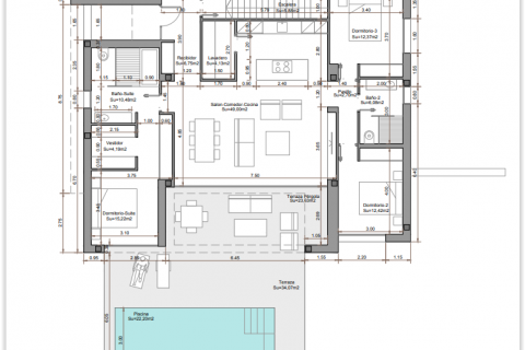 Huvila myytävänä Alicante, Espanja, 3 makuuhuonetta, 179 m2 No. 44123 - kuva 10