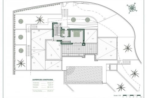 Huvila myytävänä Benissa, Alicante, Espanja, 5 makuuhuonetta, 586 m2 No. 42156 - kuva 8