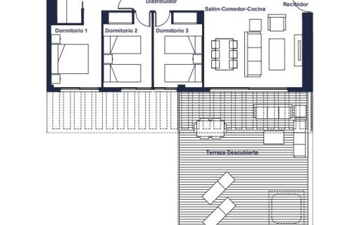 Kattohuoneisto myytävänä Altea, Alicante, Espanja, 3 makuuhuonetta, 151 m2 No. 42882 - kuva 6