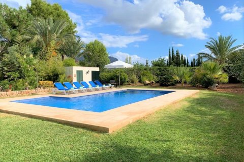 Finca vuokrattavana Pollenca, Mallorca, Espanja, 4 makuuhuonetta, 139 m2 No. 52418 - kuva 1