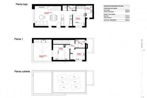 Kaupunkipientalo myytävänä Daya Nueva, Alicante, Espanja, 3 makuuhuonetta, 96 m2 No. 56436 - kuva 9