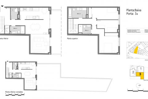 Paritalo myytävänä Barcelona, Espanja, 3 makuuhuonetta, 115 m2 No. 57348 - kuva 2