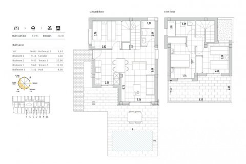 Huvila myytävänä Villamartin, Alicante, Espanja, 3 makuuhuonetta, 83 m2 No. 56451 - kuva 19