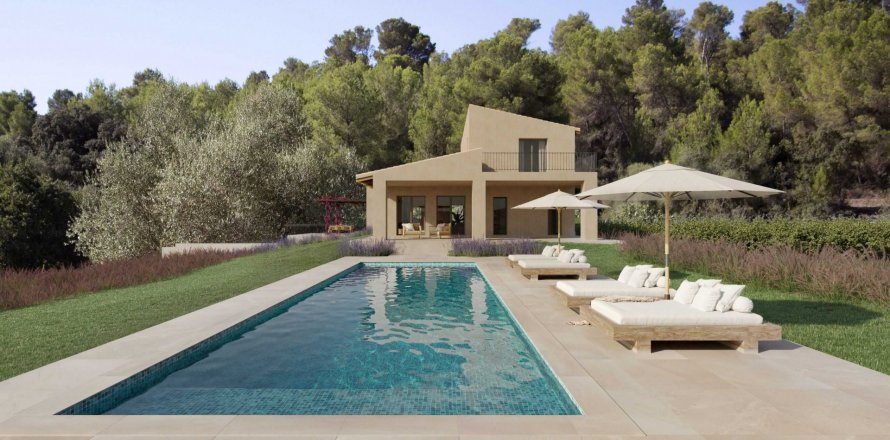 Finca Montuiri, Mallorca, Espanja 4 makuuhuonetta, 343 m2 No. 60193
