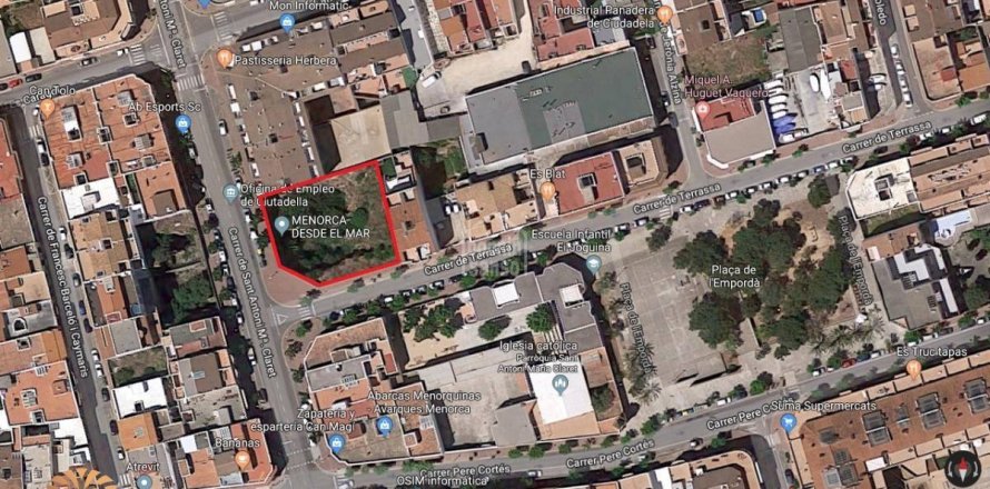 Land plot à Ciutadella De Menorca, Menorca, Espagne 1004 m2 No. 46971